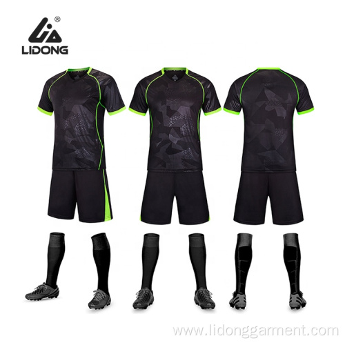 Custom Logo Mens Soccer Uniforms Soccer Wear Set